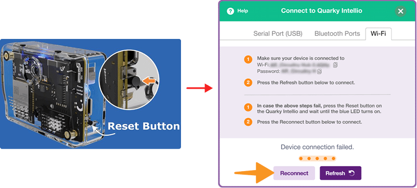  Click on Reconnect and click on Reconnect