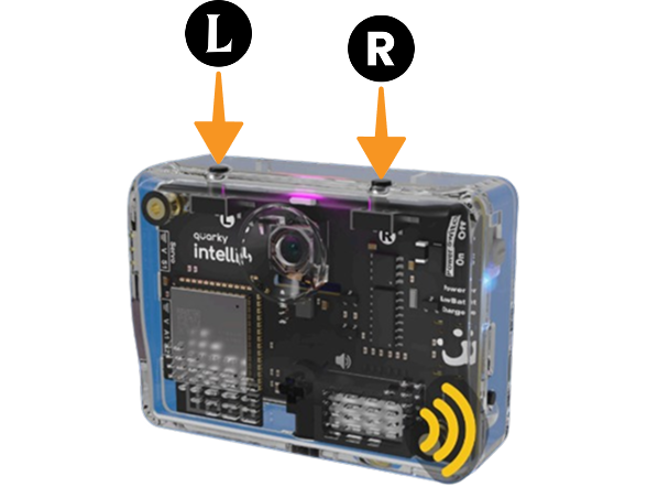 L and R button of Quarky intellio
