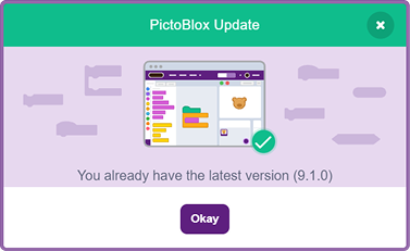 PictoBlox or the latest version