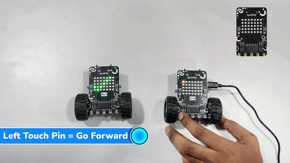 Remote Controller Quarky connect Example