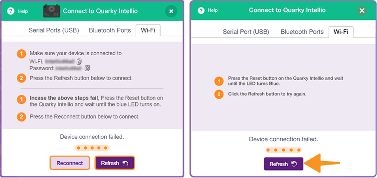  Retry the connection