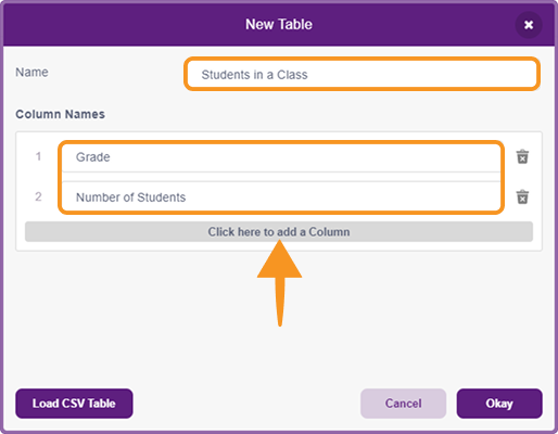 Add Column Names