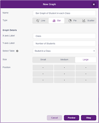 Enter bar Graph details