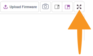 click the Maximize Screen button