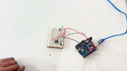 Final Output - Arduino Toggle LED State
