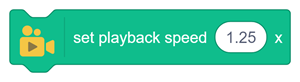 set playback speed [1.25] x