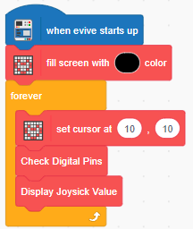 Add the Display Joystick Value
