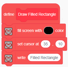 Define Filled Rectangle