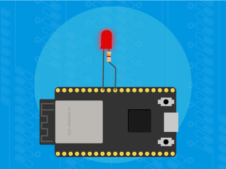 ESP32 LED using Switch