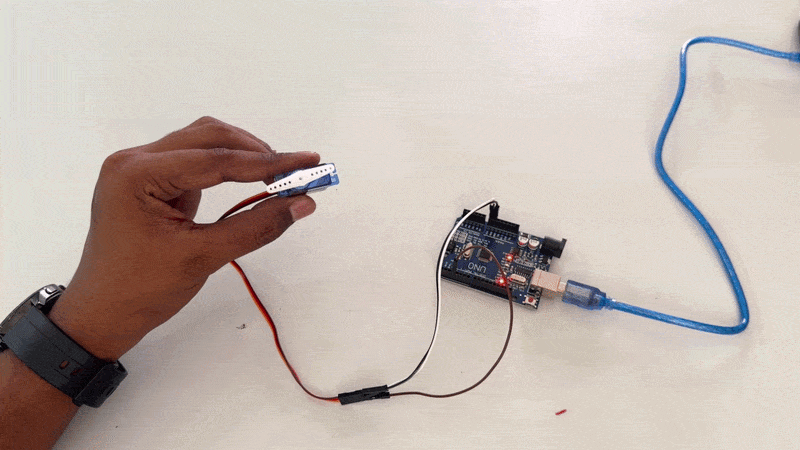 Final Output - Arduino Servo sweep