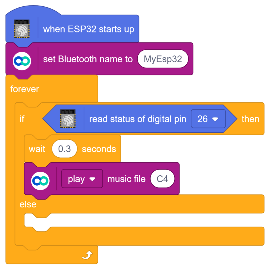 If condition - ESP32 Music Module