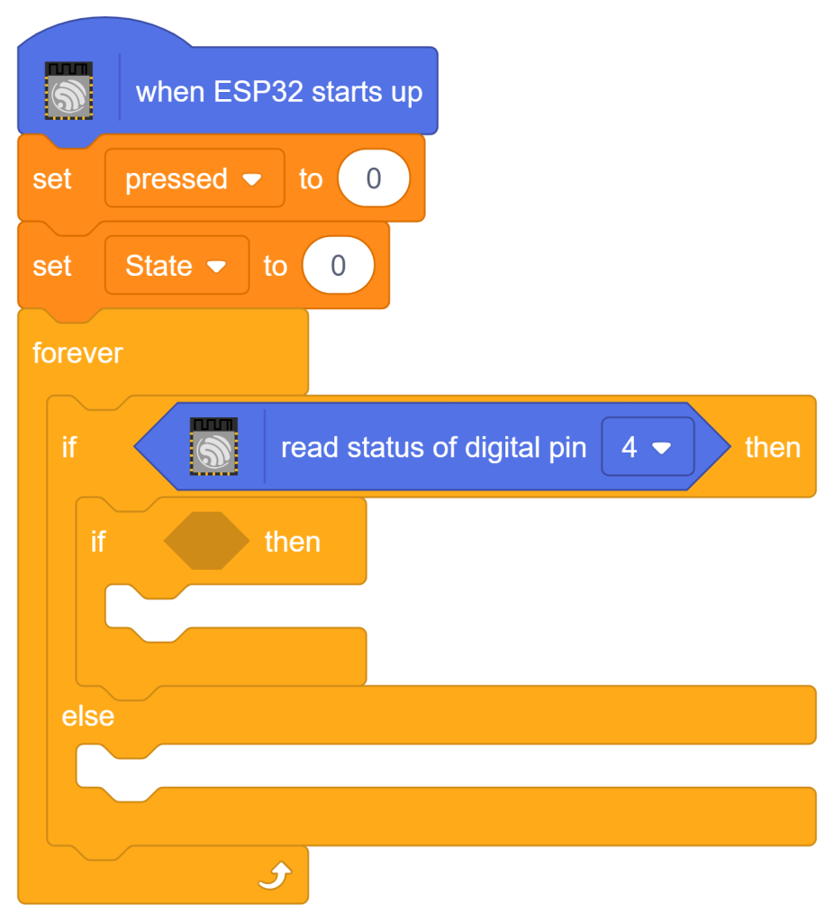 If condition - ESP32 Toggle LED State