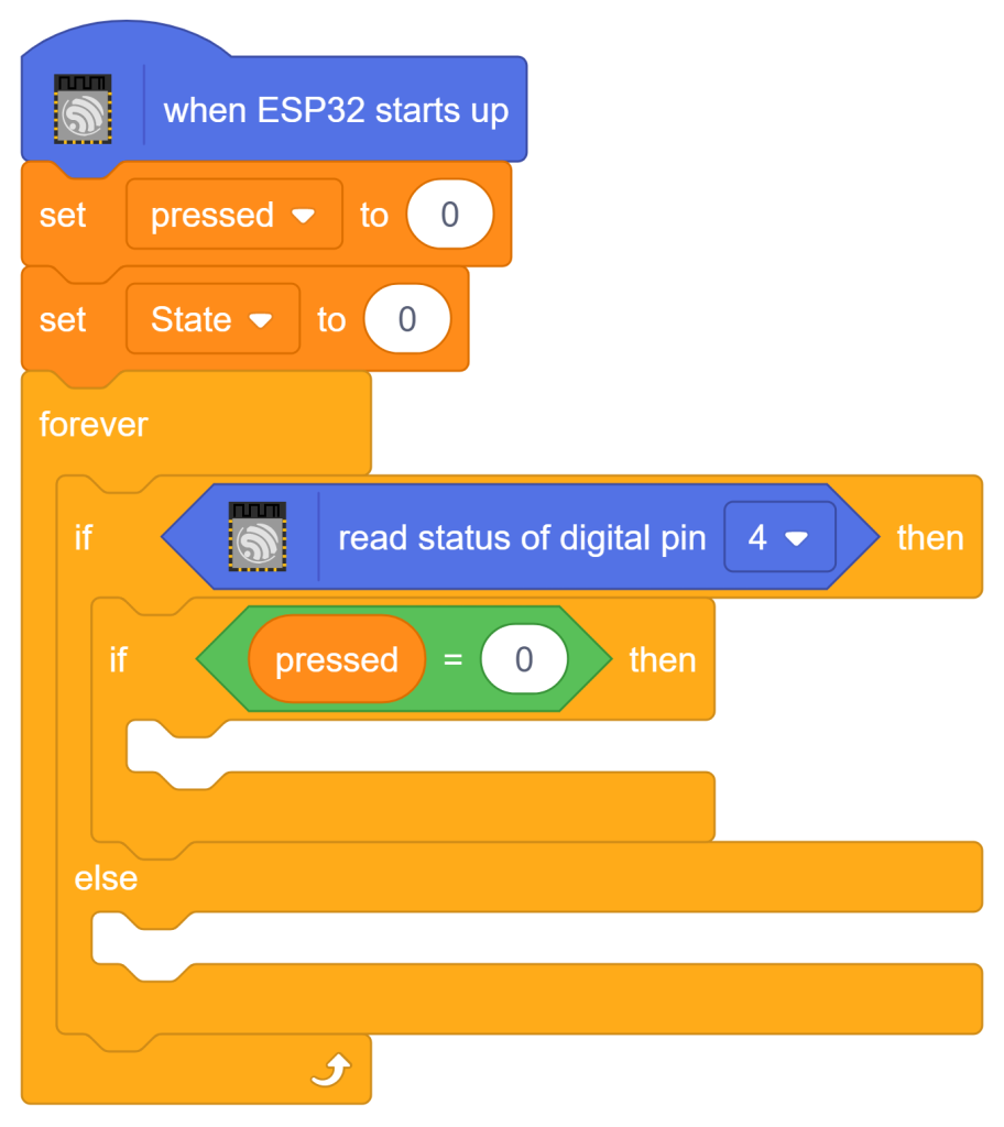 If condition continued - ESP32 Toggle LED State