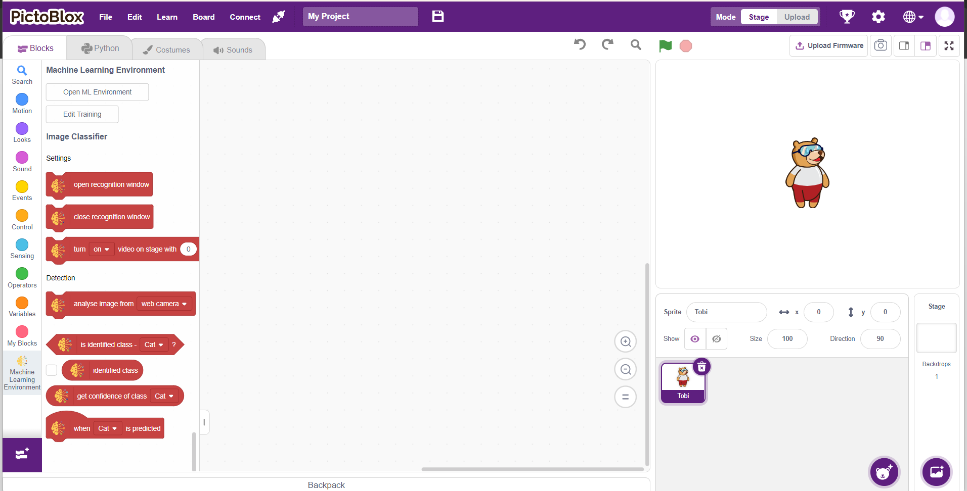 ML new blocks extension
