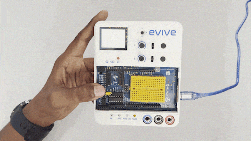 Output of TFT Display shapes with Evive