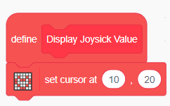 Set Cursor Position for Joystick Values
