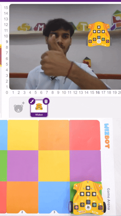 Wizbot Maxx Gesture Control