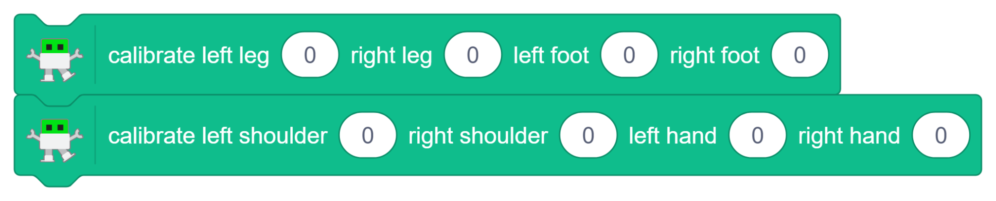 calibrate leg and sholder