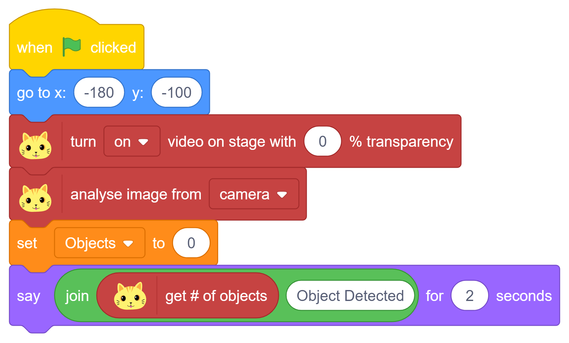 get objects from using object finder in ai object finder
