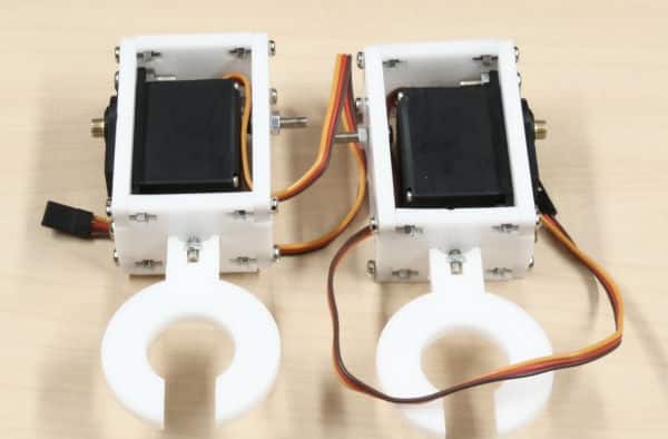fix arm top plate to the arm back servo and arm front plate