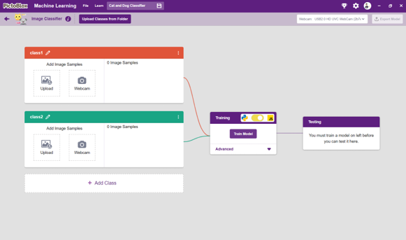 image classifier workflow