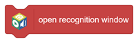 Open Recognition Window