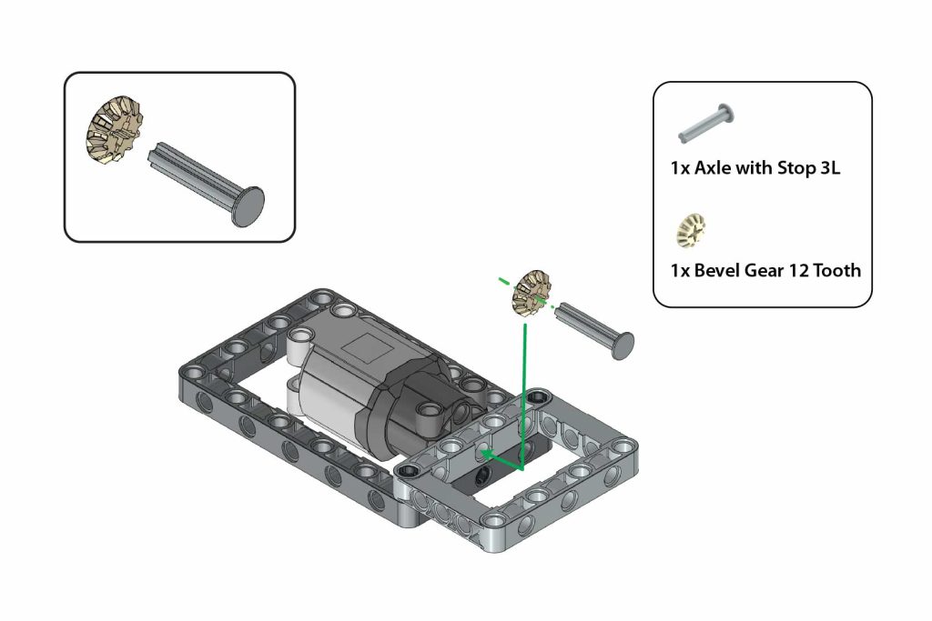 Step 4 Insert Gear Assembly