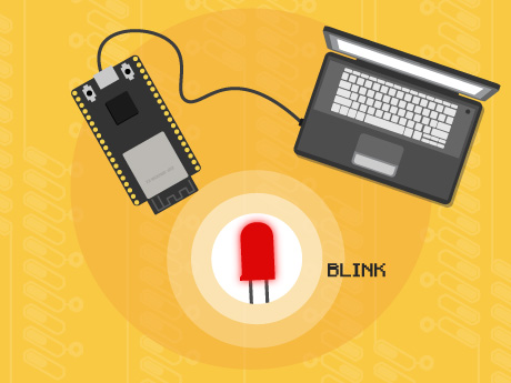 How to Blink an LED Using ESP32 - Example Project