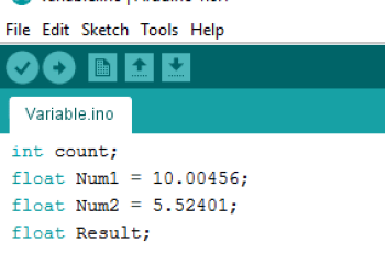 evive arduino variables