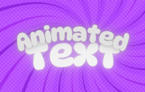 Animated text Extension