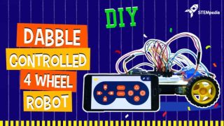 Dabble App ESP32 Controlled Robot