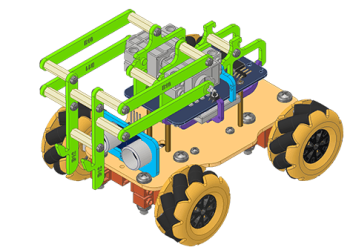 Pick and Place Mecanum Wheel Robot