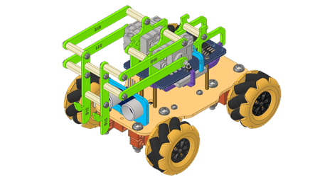 Pick and Place Mecanum Wheel Robot