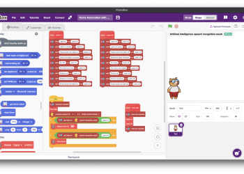 PictoBlox Block-Coding Environment