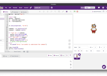 PictoBlox Python Coding Environment