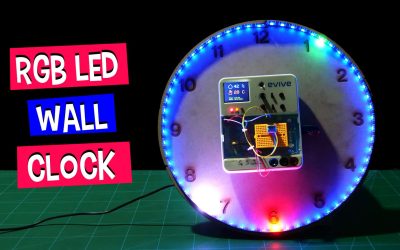 RGB-LED-Wall-Clock