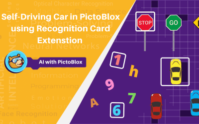 Self Driving Card in PictoBlox using Recognition Card