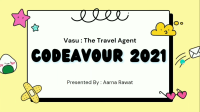 Vasu _ The Travel Agent __ Explore the Outer World __ Codeavour 2021 __ Aarna Rawat (BVM,Delhi) 0-1 screenshot